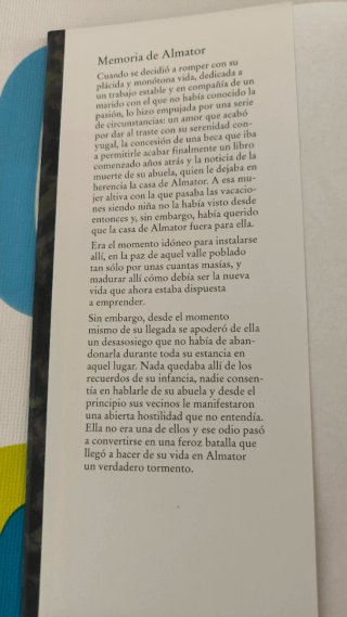 Memoria de almator