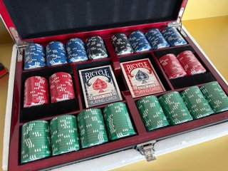 Bicycle Premium masters poker set
