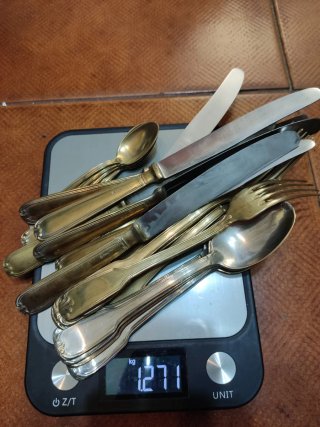 Servizio posate Argento 800 per 6 persone
