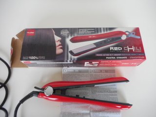 Piastra Capelli Stirante Red Chili Muster