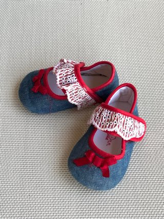 ZAPATITOS MAYORAL MERCEDITAS TEJIDO VAQUERO