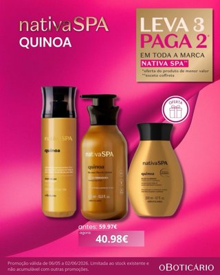 Leve 3 Pague 2 Nativa SPA