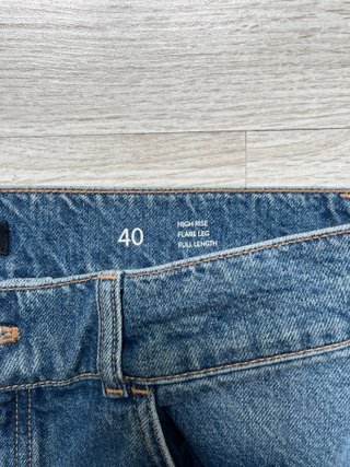 Pantalones Massimo Dutti High Rise Flare Talla 40