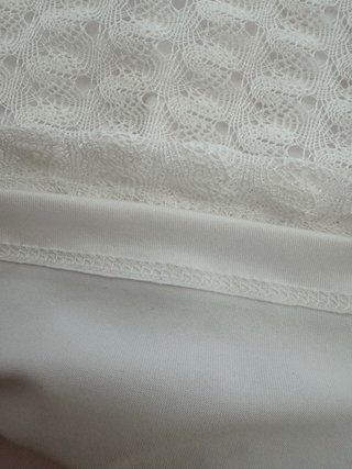 Vestido halter blanco calado estilo ibicenco nuevo