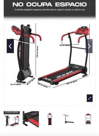 Cinta de andar plegable