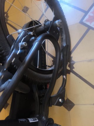 Bicicleta Infantil Btwin Negra y Verde