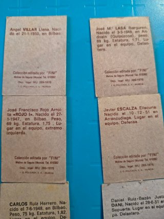 Cromos Fútbol Liga 75-76 Fini