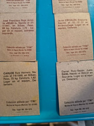 Cromos Fútbol Liga 75-76 Fini
