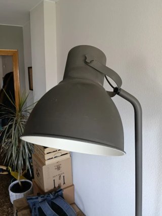 Lámpara de Pie Ikea HEKTAR Gris Oscuro