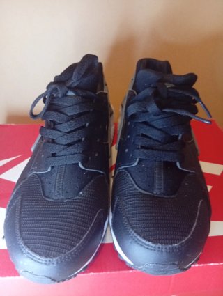 Nike Air Huarache Negro/Gris
