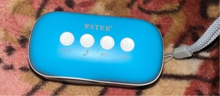 Altavoz Bluetooth Azul y Blanco