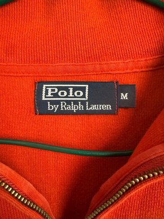 Polo Ralph Lauren Jersey Rojo Media Cremallera