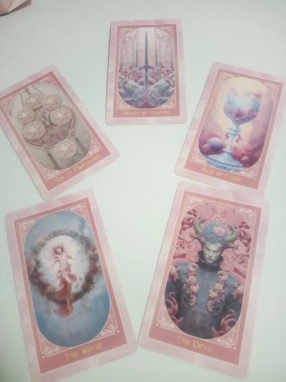 Tarot Pink Love