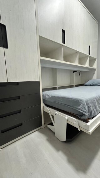 Mueble con cama abatible y escritorio