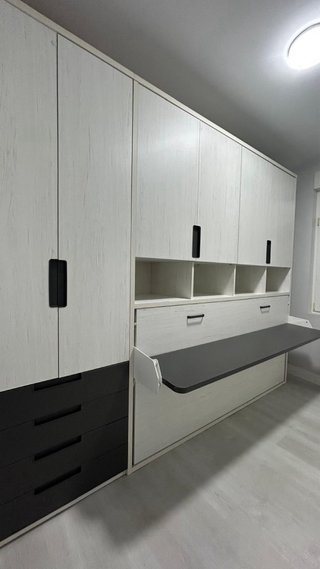 Mueble con cama abatible y escritorio