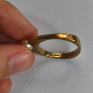 Anillo Oro 8k con Perla Vintage