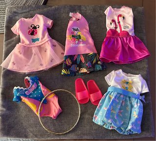 Lote 4 vestidos muñeca Nancy