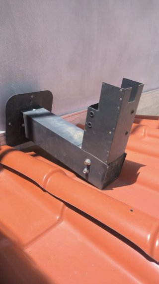 Pergola Aluminio Gris 4x3 m
