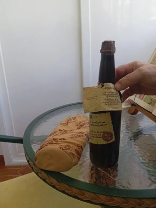 Botella Vino Videva 1890 Siglo XIX n°1008/5350