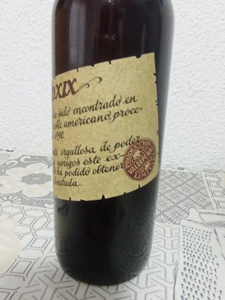 Botella Vino Videva 1890 Siglo XIX n°1008/5350