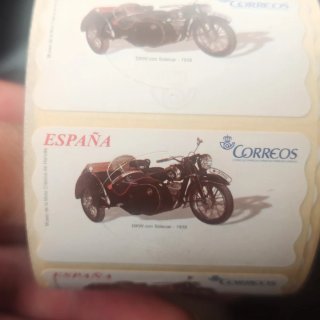 Raro 500 sellos ATM sin imprimir Correos vintage