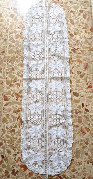 Runner uncinetto cm.115 X 33