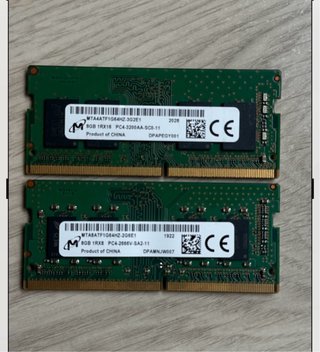 2x 8GB DDR4 RAM Micron