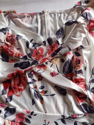 Mono largo estampado floral