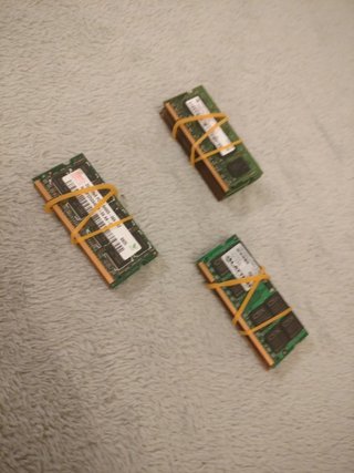 Lote RAM portátil DDR2 SO-DIMM 512MB–2GB