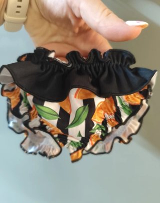 Conjunto camiseta y braguita naranja 6 meses