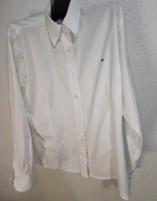 Camisa Tommy Hilfiger Blanca Mujer XXL
