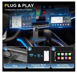 Adattatore Wireless CarPlay Android Auto USB-C