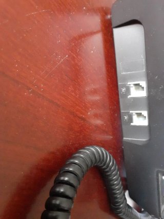 Teléfono Fijo Philips Negro