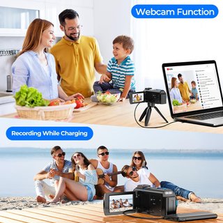 Videocámara 4K 48MP Vision nocturna Tarjeta SD 32G