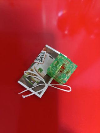 Cubo Verde Minecraft Kinder Joy