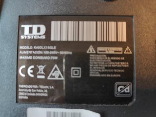 TV TD System 40 90x52cm