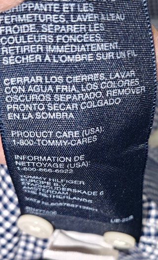 Camisa Tommy Hilfiger cuadros S