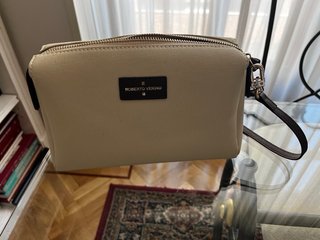 Neceser Roberto Verino Beige y Marrón