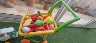 Juguete Carrito de la compra con accesorios
