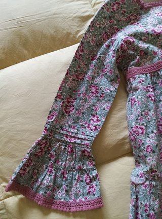 Vestido La Ormiga Niña T12 - Algodón - Impecable