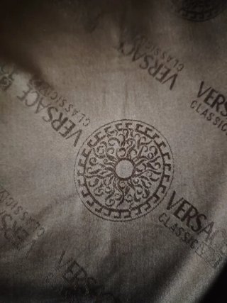 Abrigo Versace Lana Gris Hombre