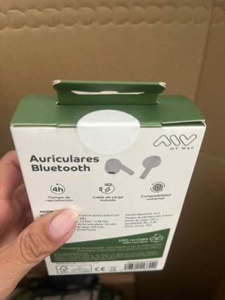 Auriculares Bluetooth MY WAY Blancos PRO