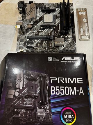 Lote Placa Base ASUS PRIME B550M-A Ryzen 7 5800x