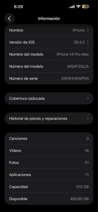 iPhone 14 Pro Max Space Gray