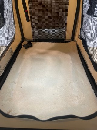 Transportín Perro 60x42x44 Beige/Negro