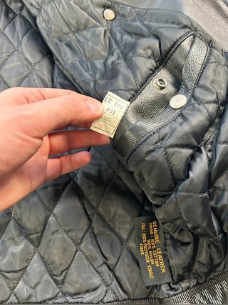 Harley Davidson perfecto 90s vintage Leather