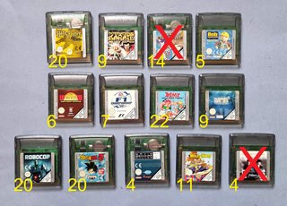Originali cartucce Nintendo Gameboy Color