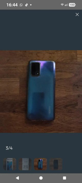Móvil Oppo A74 Azul/Plateado 128GB