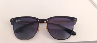 Gafas Ray-Ban Clubmaster Blaze Negras/Grises