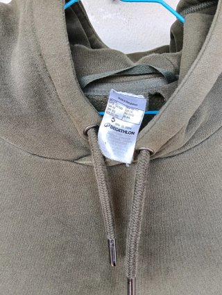 Sudadera con capucha verde